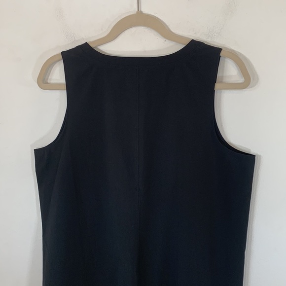 Talbots Sleeveless Hi Low Hemline Women’s Size L Black Stretch Lightweight Top - Picture 8 of 10